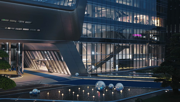 震撼航拍！沉浸式打卡球盟会星际总部大楼